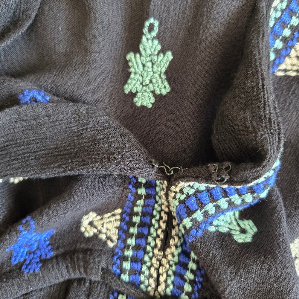 Free People Stargazer Mini Dress Embroidered Boho… - image 12